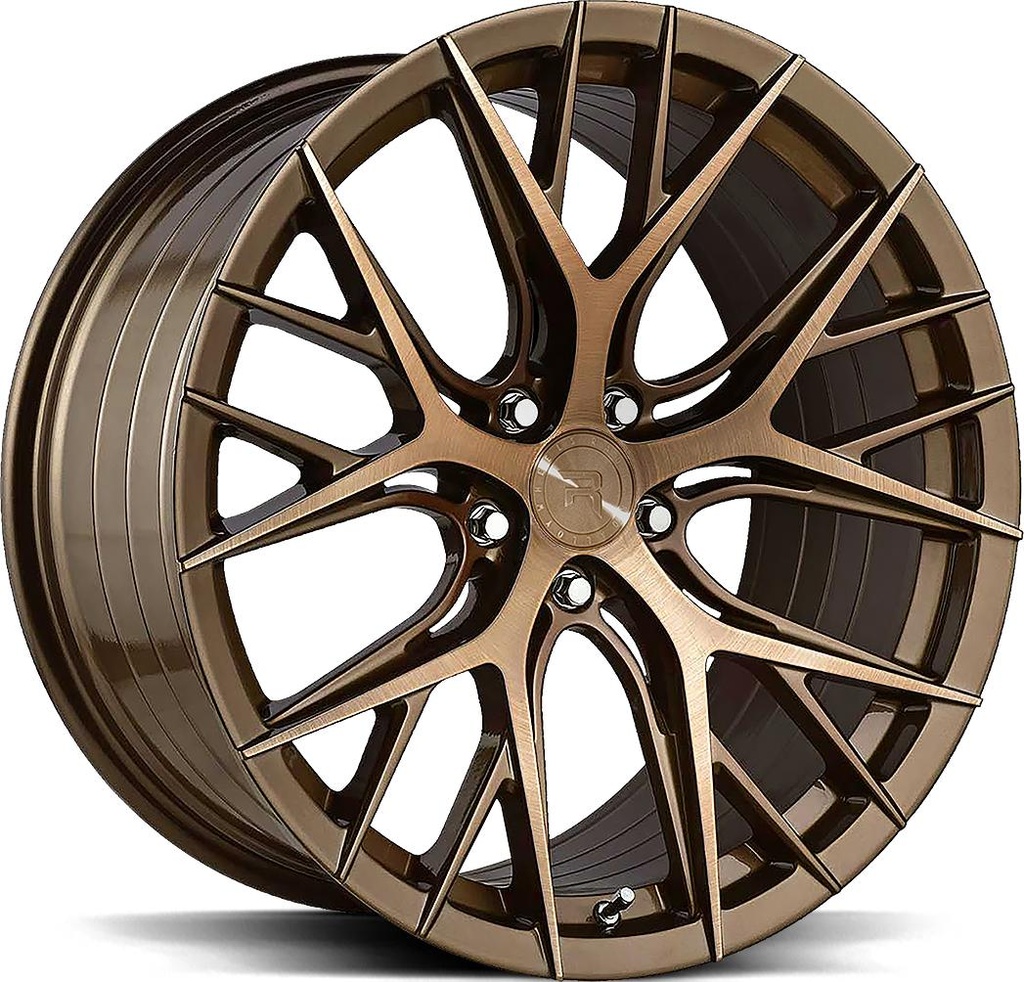 R-SERIES R16 BRUSH DUAL BRONZE 8.5x20 5/112 ET40 CB66.6