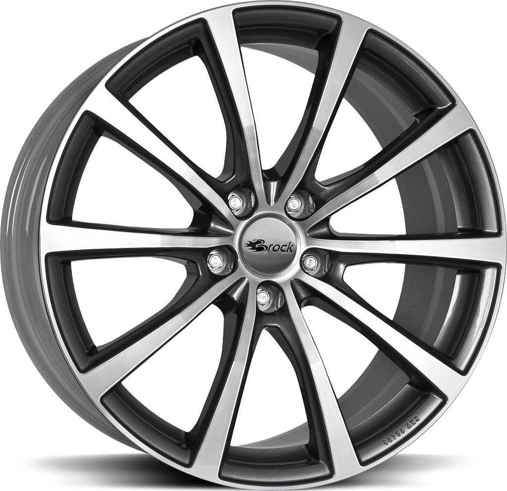 BROCK B32 TITAN FULL POL 9.5x20 5/112 ET25 CB66.6