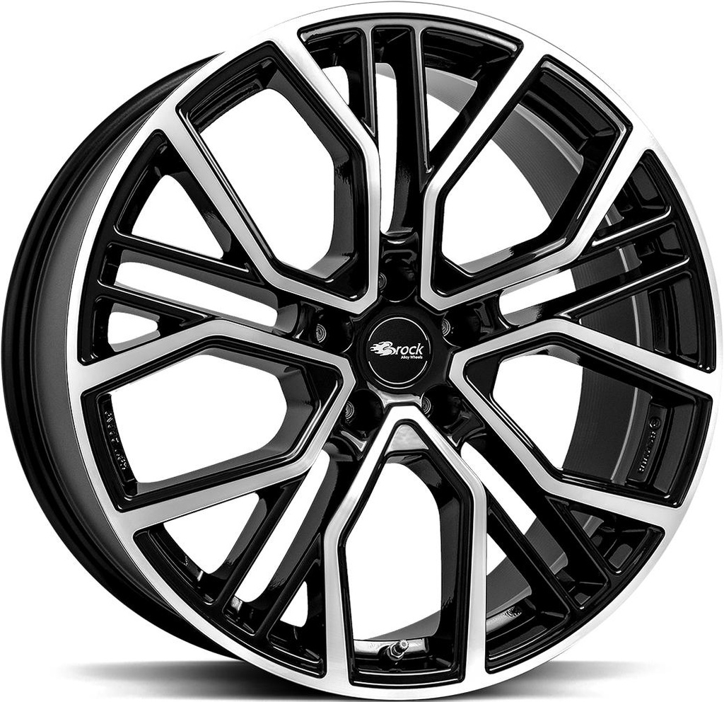 BROCK B41 BLACK FULL POL 9x20 5/112 ET20 CB66.6