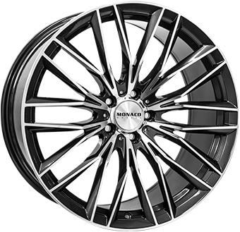 MONACO WHEELS GP2 ANTHRACITE POLISH 8x18 5/120 ET35 CB72.6