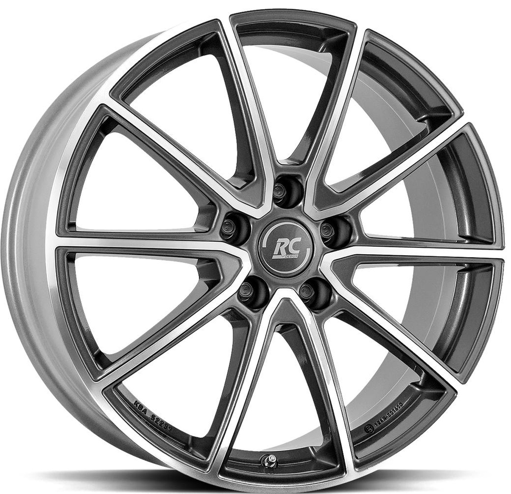 BROCK RC32 TITANIUM FULL POL 6.5x16 5/112 ET43 CB57.1