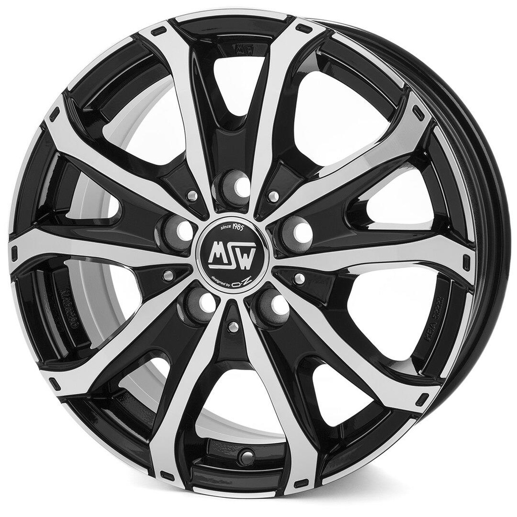 MSW 48 VAN BLK/POL 7x17 5/160 ET55 CB65.1
