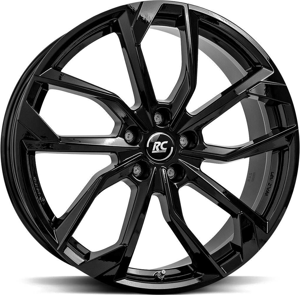 BROCK RC34 SHINY BLACK 6.5x17 5/112 ET49 CB57.1
