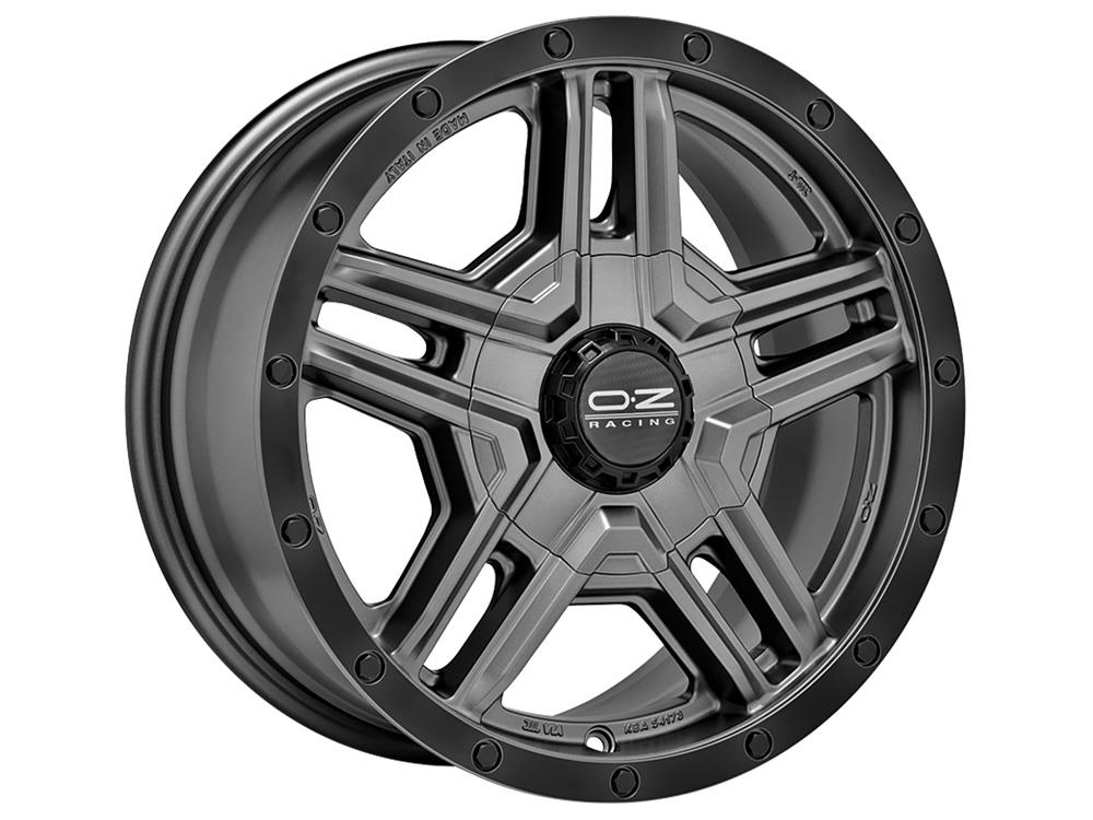 OZ RALLY ADVENTURE M.GRA/BLK LIP 8x17 5/127 ET37 CB71.6