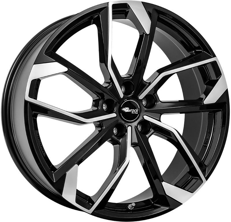 BROCK RC34 BLACK FULL POL 7.5x17 5/108 ET50.5 CB63.4