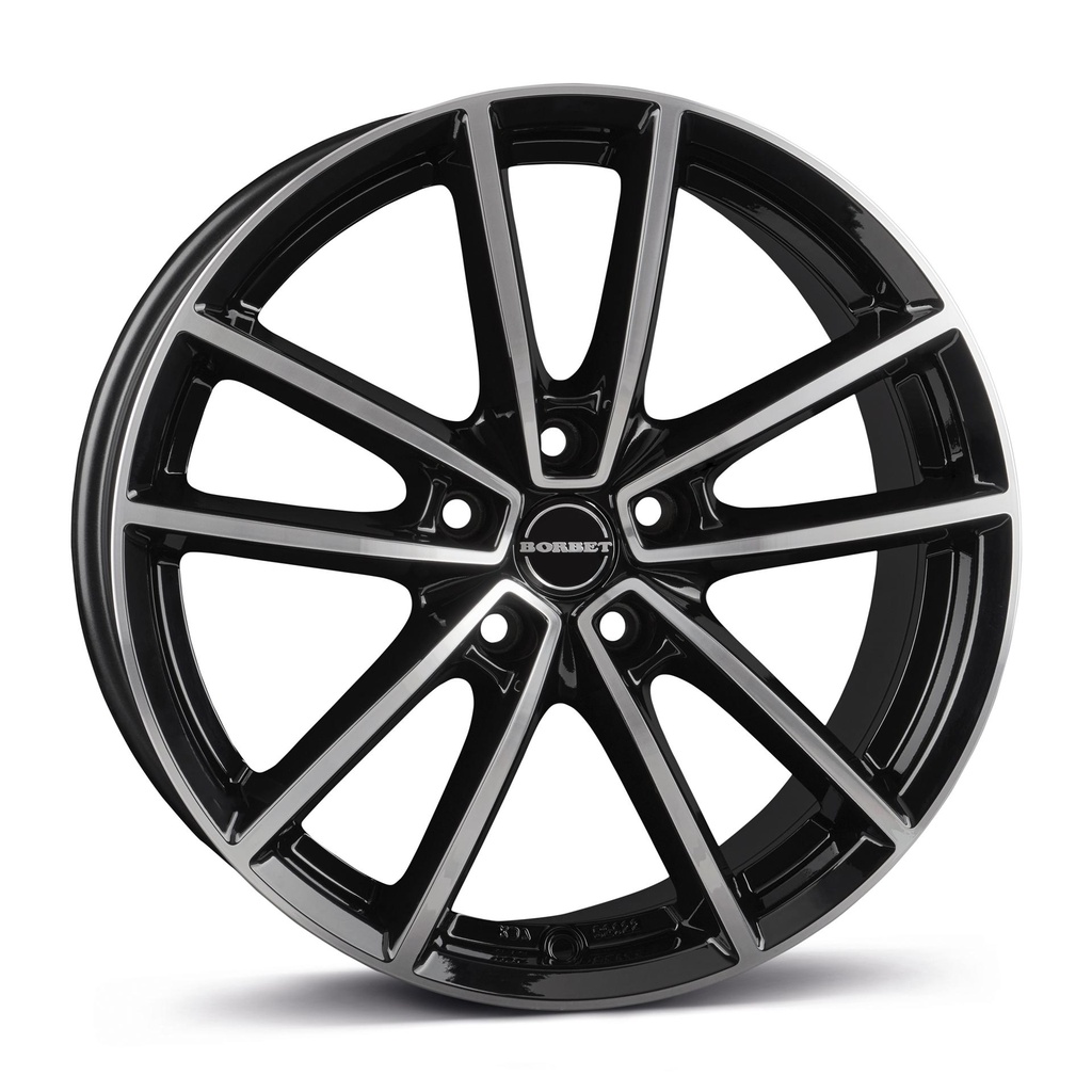 BORBET W BLACK POL GLOSS 8x19 5/114.3 ET48 CB72.5