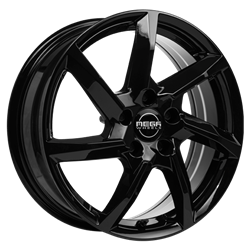 MEGA WHEELS PAVO BLACK 7x16 4/108 ET42 CB65.1