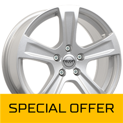 MEGA WHEELS LEO SILVER 7.5x17 5/112 ET43 CB66.5