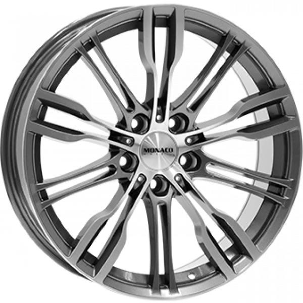 MONACO WHEELS GP8 ANTHRACITE POLISH 9x19 5/120 ET20 CB72.6
