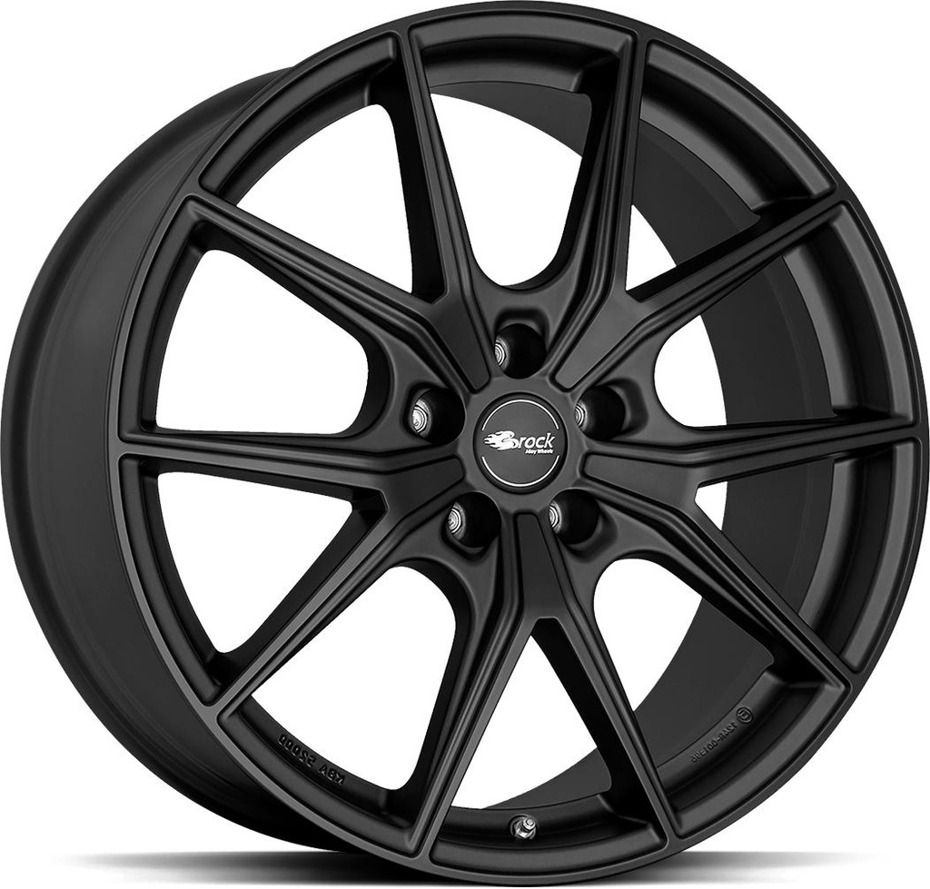 BROCK B40 SATIN BLACK MATT 9x19 5/112 ET49 CB66.6
