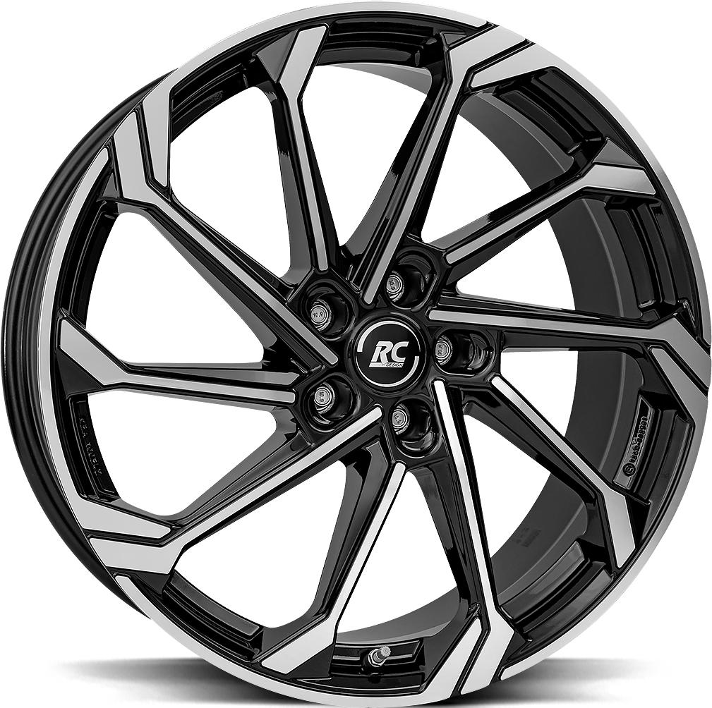 BROCK RC36 BLACK FULL POL 8x20 5/120 ET40 CB64.1