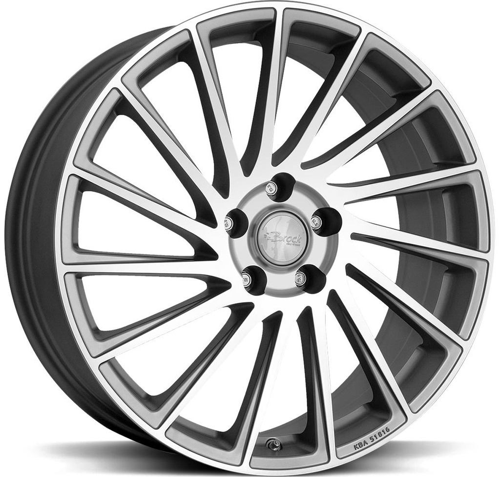 BROCK B39 FERRIC GREY POL 7x17 4/100 ET44 CB63.4