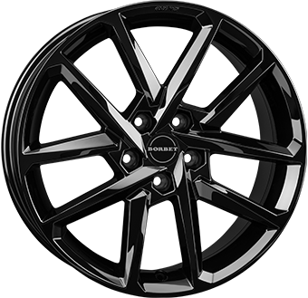 BORBET N GLOSS BLACK 8x19 5/108 ET45 CB72.5