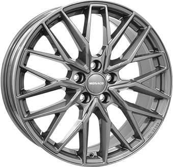 MONACO WHEELS GPX GLOSS GRAY 8x19 5/112 ET40 CB70.1