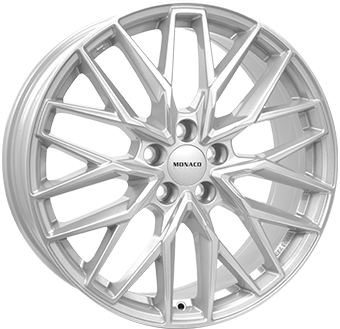 MONACO WHEELS GPX SILVER 8x19 5/112 ET40 CB70.1