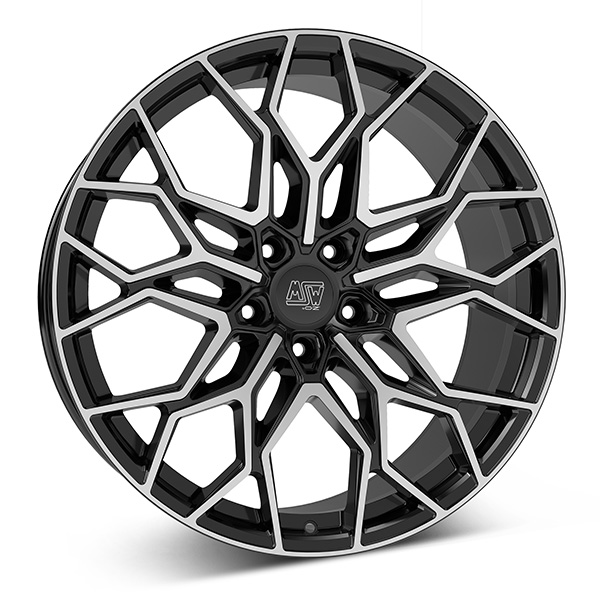 MSW 51 G.BLK/POL 9x22 5/130 ET29.1 CB66.6