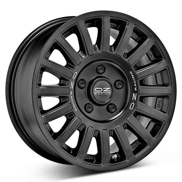 RALLY RAID MATT BLACK SILVER LETTERING 6H 8.5x18 6/139.7 ET0 CB106.1