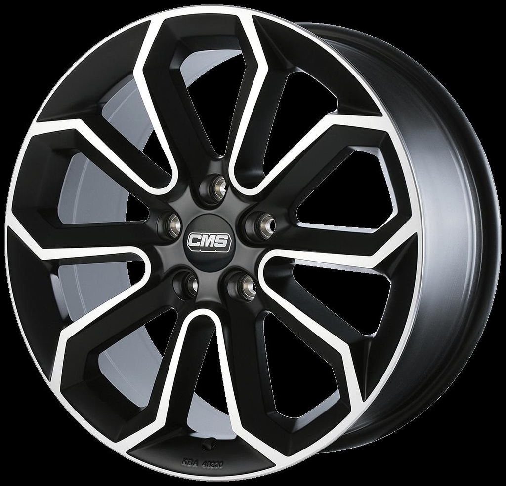 CMS C20 MATT BLACK POLISHED 8x19 5/112 ET50 CB57.1