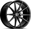 VOSSEN HF3 DOUBLE TINTED GLOSS BLACK 9x21 5/112 ET32 CB66.6
