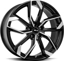 BROCK RC34 BLACK FULL POL 7.5x17 5/114.3 ET40 CB60.1