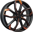 BROCK RC34 BLACK ORANGE MATT 8x19 5/112 ET45 CB57.1