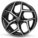 RIAL SALENTO DIAM BLACK POL 8x18 5/108 ET45 CB70.1