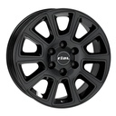 RIAL TRANSPORTER 2 DIAM BLACK 7.5x18 6/130 ET47 CB84.1