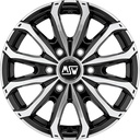 MSW 48 VAN BLK/POL 6.5x16 6/120 ET50 CB74.6