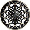 GMP A105 PIANO BLACK CHAMPAGNE 8.5x21 5/112 ET35 CB66.6