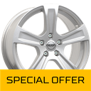 MEGA WHEELS LEO SILVER 6.5x16 5/108 ET47 CB63.3