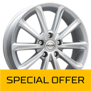 MEGA WHEELS VIRGO SILVER 6.5x16 5/108 ET47 CB73.2