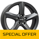 MEGA WHEELS TIGERA DARK MAT ANTHRACITE GREY 8x18 5/112 ET35 CB66.5