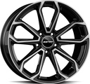 GMP FURIOSA BLACK DIAM 8.5x21 5/130 ET25 CB66.5