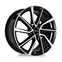 AVUS AC-518 GLOSS BLACK POLISHED 6x15 5/114.3 ET45 CB73.1