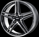CMS C29 GLOSS BLACK POLISHED 7.5x17 5/100 ET47 CB57.1